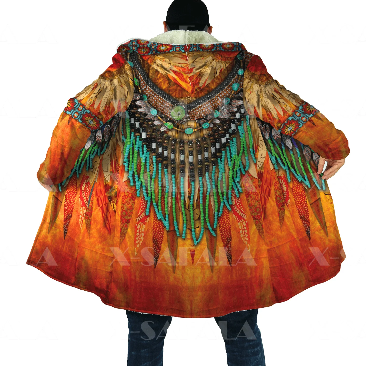 Thick Warm Hooded Cloak for Men Skull Native Feather Totem Overcoat Coat 3D Print Windproof Fleece Cape Robe Hooded Blanket-24
Thick Warm Hooded Cloak for Men Skull Native Feather Totem Overcoat Coat 3D Print Windproof Fleece Cape Robe Hooded Blanket-24