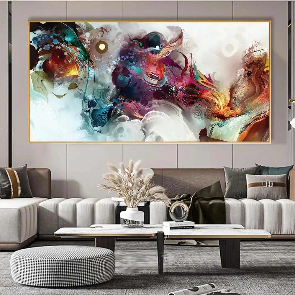 Colorful Ocean Abstract Canvas Painting Print Poster Art Oil Painting Landscape Large Modern Wall Picture For Living Room Decor
Colorful Ocean Abstract Canvas Painting Print Poster Art Oil Painting Landscape Large Modern Wall Picture For Living Room Decor