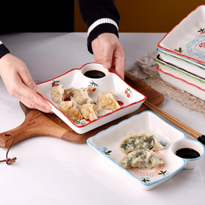 Cartoon Ceramic Deep Dishes Dumpling Saucer Dessert Plate Ceramics Plate For Food
Cartoon Ceramic Deep Dishes Dumpling Saucer Dessert Plate Ceramics Plate For Food