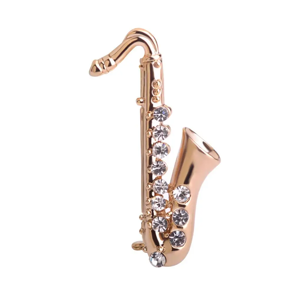 OI Classic Saxophone Shape Brooches Small Suit Lapel Pins Crystal Collar Chapter Musician Clothes Decoration Bijoux Kid Corsages
OI Classic Saxophone Shape Brooches Small Suit Lapel Pins Crystal Collar Chapter Musician Clothes Decoration Bijoux Kid Corsages