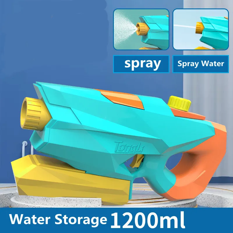 

2 Modes Water Guns Toy Pull-out Shower Gun Swimming Pool Beach Sand Summer Holiday Water Fighting Play Spray Pistol Squirt Gun