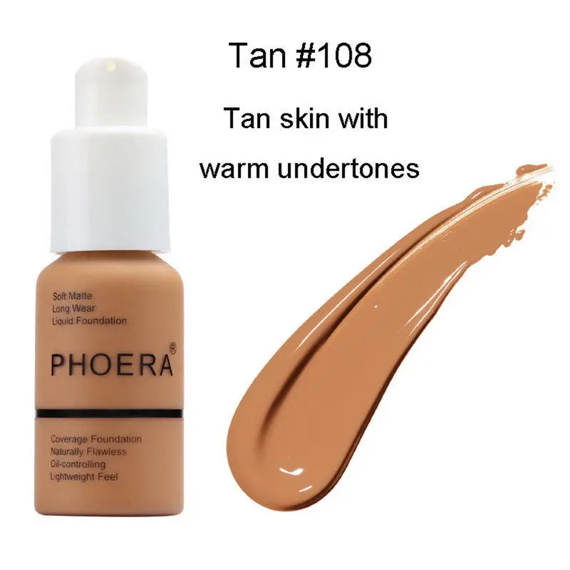 Phoera Face Foundation Matte Light Cream Natural Waterproof Lasting Liquid Foundation Coverage Moisture Soft Base Primer Makeup
Phoera Face Foundation Matte Light Cream Natural Waterproof Lasting Liquid Foundation Coverage Moisture Soft Base Primer Makeup