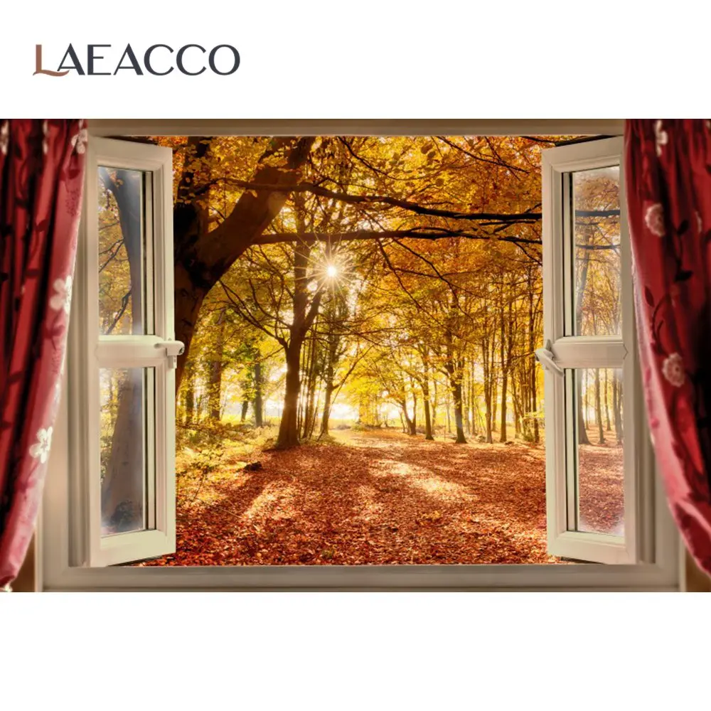 Laeacco Autumn Sunshine Forest Tree Scenic Wood Windows Home Decor Photography Backdrop Photo Background For Photo Studio Props
Laeacco Autumn Sunshine Forest Tree Scenic Wood Windows Home Decor Photography Backdrop Photo Background For Photo Studio Props