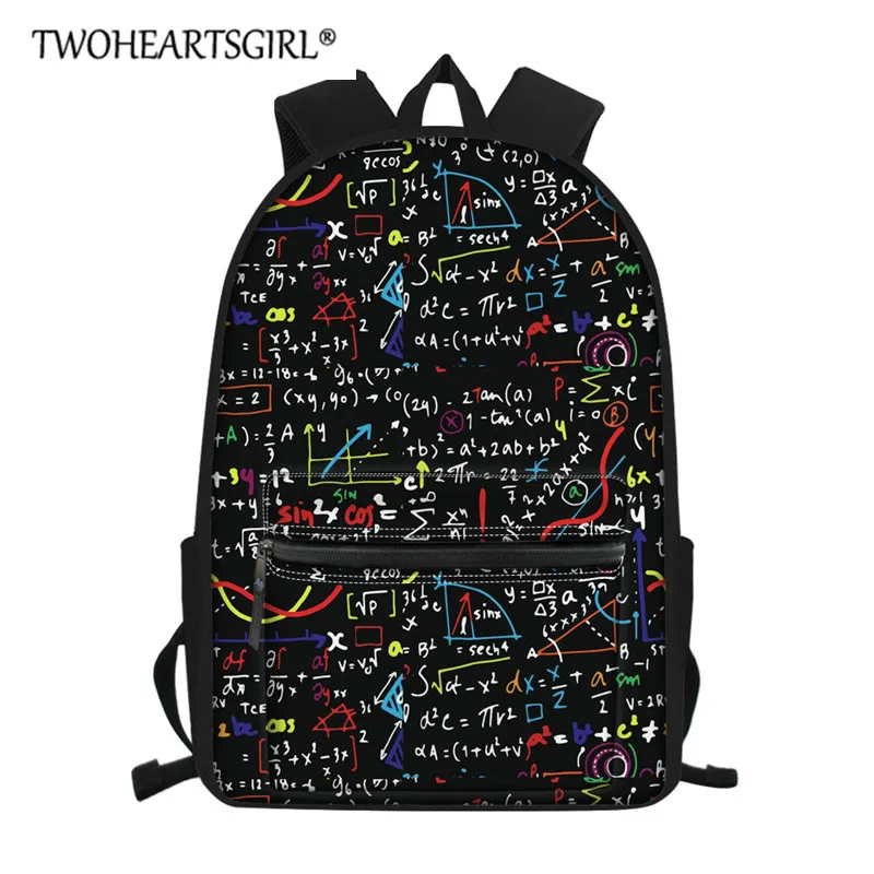 Twoheartsgirl Mathematical Formula Printed Student Backpack Children Boys Girls Rucksack Cute Black Primary School Back Packs
Twoheartsgirl Mathematical Formula Printed Student Backpack Children Boys Girls Rucksack Cute Black Primary School Back Packs
