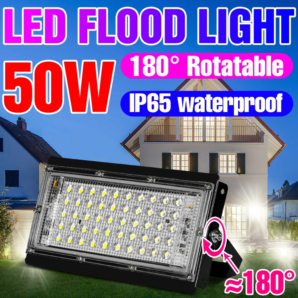 220V 50W Floodlight LED Spotlight Outdoor Wall Lamp IP65 Waterproof LED Projector Street Lights For Exterior Landscape Lighting
220V 50W Floodlight LED Spotlight Outdoor Wall Lamp IP65 Waterproof LED Projector Street Lights For Exterior Landscape Lighting