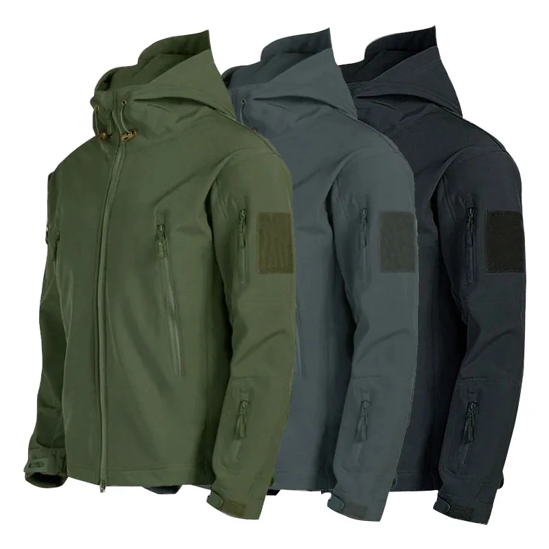 Military Shark Skin Soft Shell Tactical Army Fleece Jacket Thermal Warm Police Work Coats Mens Safari Jacket Outwear Windbreaker
Military Shark Skin Soft Shell Tactical Army Fleece Jacket Thermal Warm Police Work Coats Mens Safari Jacket Outwear Windbreaker