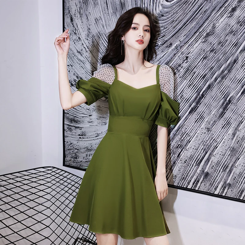 Evening dress women's high-end French dress to attend the wedding women's dress summer sexy dress women french
Evening dress women's high-end French dress to attend the wedding women's dress summer sexy dress women french