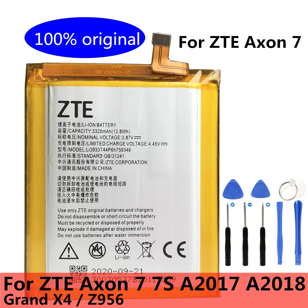 Original Li3933T44P8h756346 For ZTE Axon 7 5.5inch A2017/ A2017U / A2017U Dual SIM LTE-A / Grand X4 / Z956 New 3320mAh Battery
Original Li3933T44P8h756346 For ZTE Axon 7 5.5inch A2017/ A2017U / A2017U Dual SIM LTE-A / Grand X4 / Z956 New 3320mAh Battery
