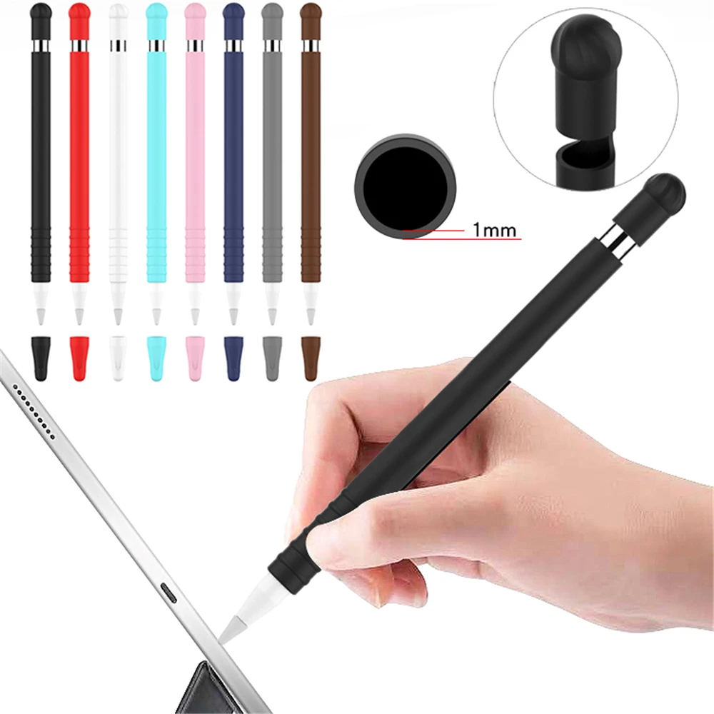 Мягкий силиконовый чехол для Apple Pencil 1 iPad Pro Mini Nib оберточный держатель светильник