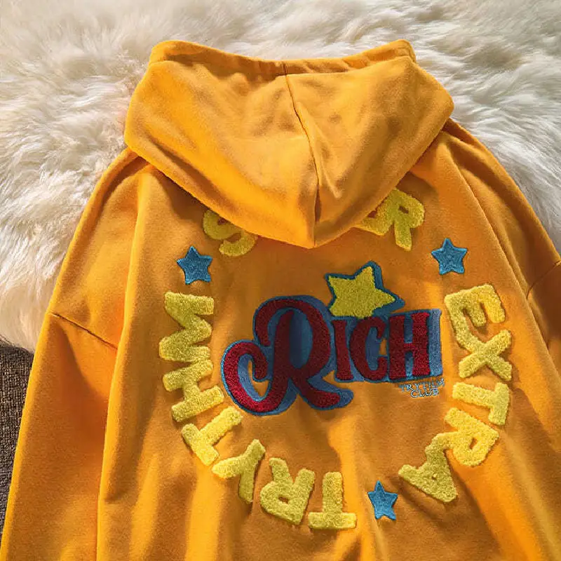 Student Female Loose Hooded Spring and Autumn Models Ins Spring Harajuku Printed Jacket Letter Embroidery Loose Couple Hooded
Student Female Loose Hooded Spring and Autumn Models Ins Spring Harajuku Printed Jacket Letter Embroidery Loose Couple Hooded