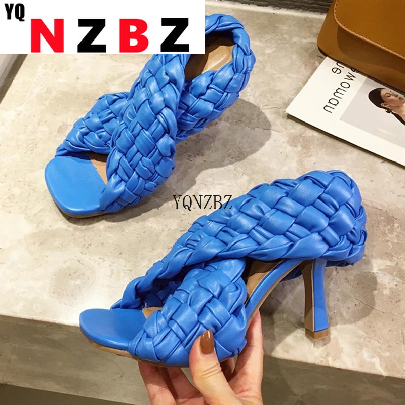 YQNZBZ Sexy Thin High Heels Fashion Ladies Gladiator Sandals Weave Open Toe Slip On Rome Slides Women Dress Shoes size 41 42
YQNZBZ Sexy Thin High Heels Fashion Ladies Gladiator Sandals Weave Open Toe Slip On Rome Slides Women Dress Shoes size 41 42