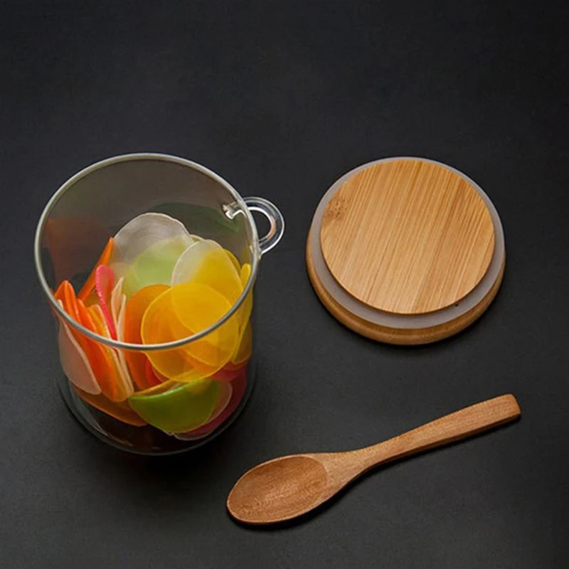 Food Storage Glass Jar Clear Sealed Canister Container with Lid and Spoon for Loose Tea Salt Sugar Coffee Bean Preservation
Food Storage Glass Jar Clear Sealed Canister Container with Lid and Spoon for Loose Tea Salt Sugar Coffee Bean Preservation
