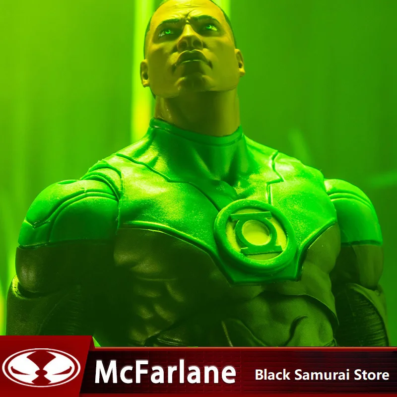 DC Comics McFarlane Green Lantern John Stewart Anime action figure 17cm Collectible figurines Model Halloween Gift Toys
DC Comics McFarlane Green Lantern John Stewart Anime action figure 17cm Collectible figurines Model Halloween Gift Toys