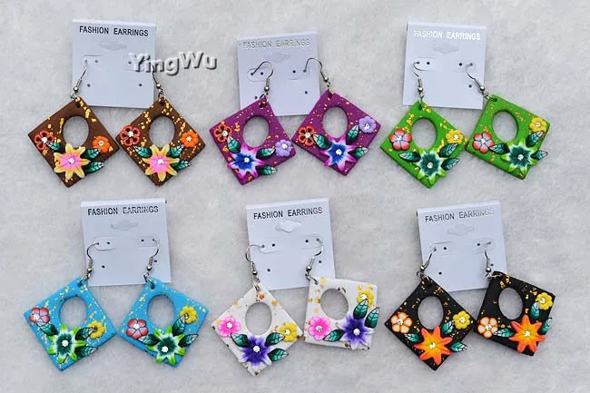 Yingwu 12 pairs/set Women Flower Ear Stud Earrings Set Rhinestone polymer Clay Earring For Girl Jewelry Party Birthday Gift
Yingwu 12 pairs/set Women Flower Ear Stud Earrings Set Rhinestone polymer Clay Earring For Girl Jewelry Party Birthday Gift
