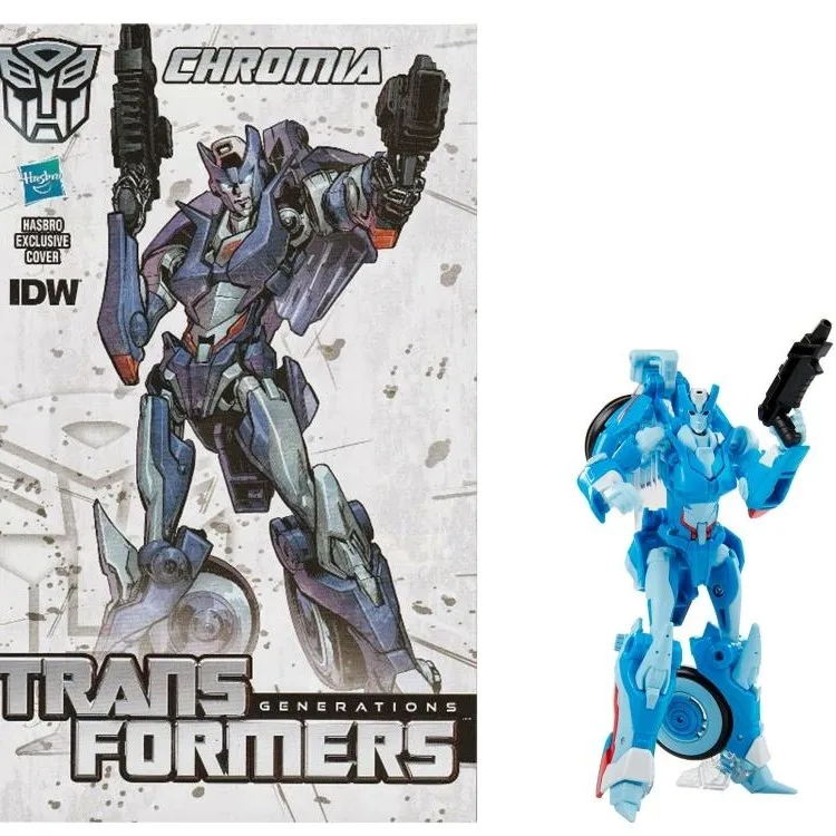 Hasbro Transformers CHROMIA Claudia Action 30th Anniversary IDW US Version Doll Toy Model Gifts for Relatives and Children
Hasbro Transformers CHROMIA Claudia Action 30th Anniversary IDW US Version Doll Toy Model Gifts for Relatives and Children