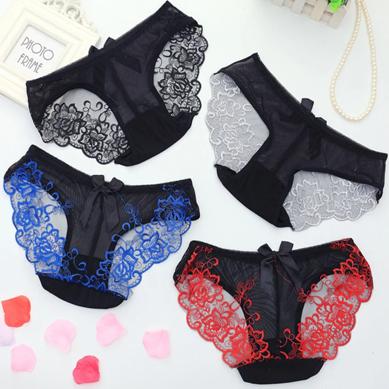 1pcs Embroidery Mesh Panties Women Sexy Lingerie Bow Thin Summer Underwear Transparent Lace Panties Sexy Female Underwear
1pcs Embroidery Mesh Panties Women Sexy Lingerie Bow Thin Summer Underwear Transparent Lace Panties Sexy Female Underwear