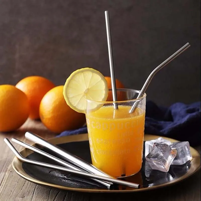 4pcs Threaded Drinking Straws + 1 Reusable Metal Endurance Brush 304 Stainless Steel Food Safe Reusable And Clean Straw Set
4pcs Threaded Drinking Straws + 1 Reusable Metal Endurance Brush 304 Stainless Steel Food Safe Reusable And Clean Straw Set