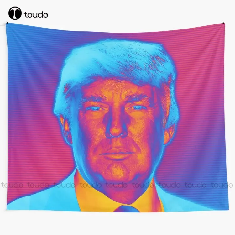 Новый гобелен с популярным искусством президент Трампа, гобелен на всю стену, гобелен на стену для гостиной, спальни, домашний декор
Новый гобелен с популярным искусством президент Трампа, гобелен на всю стену, гобелен на стену для гостиной, спальни, домашний декор