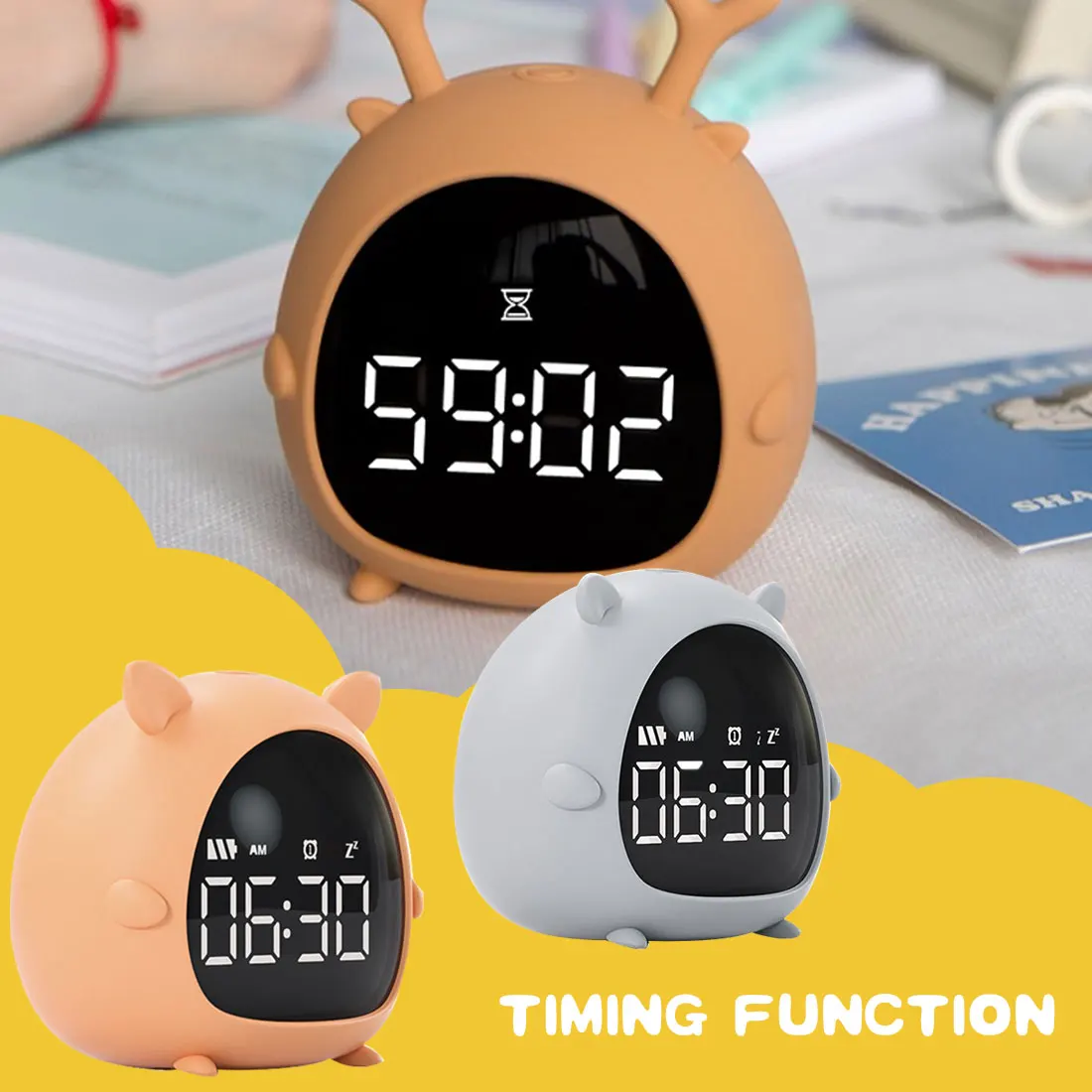 Hot Sale Alarm Clock Children Sleep Bedside Alarm Clock Digital Wake Up Temperature Snooze Timer Clock for Bedroom/Table/Desk
Hot Sale Alarm Clock Children Sleep Bedside Alarm Clock Digital Wake Up Temperature Snooze Timer Clock for Bedroom/Table/Desk