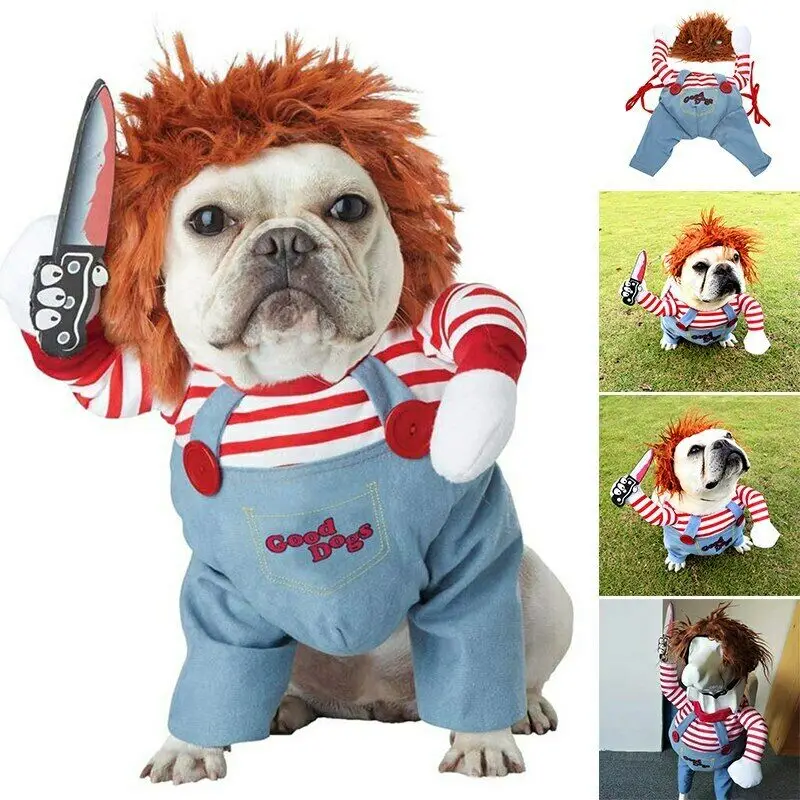Dog Funny Dog Clothes Pet Cosplay Costume Halloween Christmas Comical Outfits With Wig Set Pet Cat Dog Festival Party Clothing
Dog Funny Dog Clothes Pet Cosplay Costume Halloween Christmas Comical Outfits With Wig Set Pet Cat Dog Festival Party Clothing