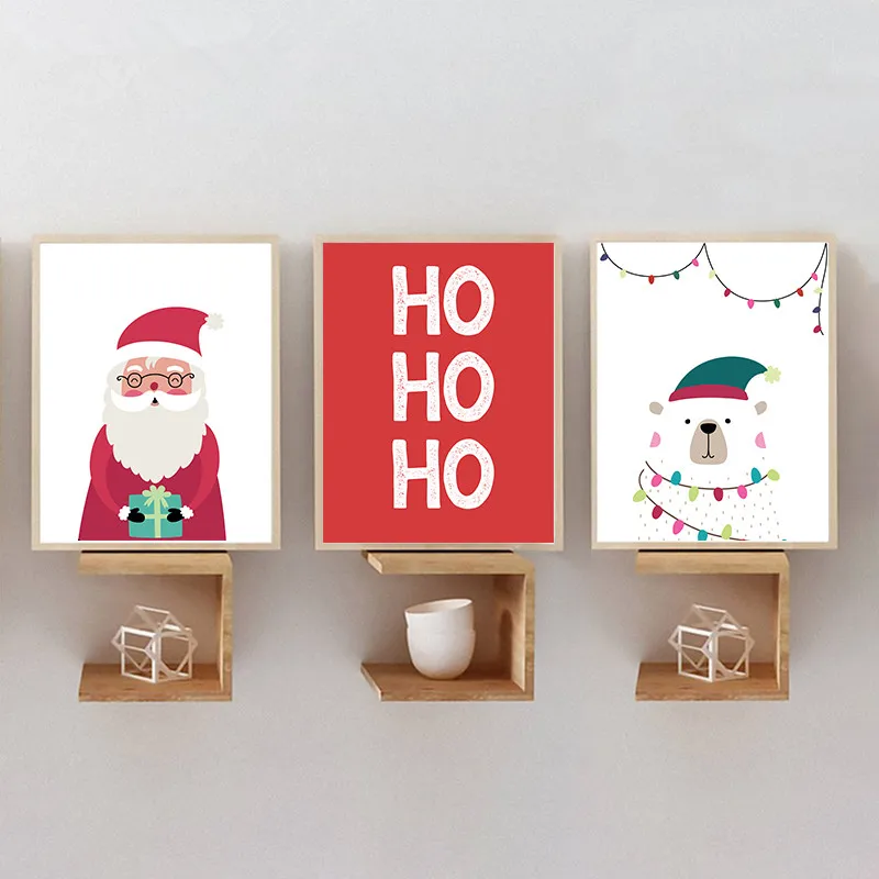Merry Christmas Red Santa Claus And White Snowman Canvas Painting Posters And Prints Wall Art Pictures For Living Room Decor
Merry Christmas Red Santa Claus And White Snowman Canvas Painting Posters And Prints Wall Art Pictures For Living Room Decor