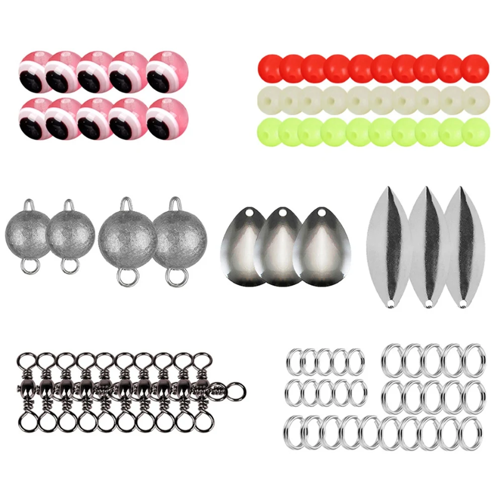 257pcs Fishing Tackle Boxes Kit Fishing Hooks Multifunctional Portable Soft Lures Swivel Jig Lead Hooks Outdoor Fishing Tackle
257pcs Fishing Tackle Boxes Kit Fishing Hooks Multifunctional Portable Soft Lures Swivel Jig Lead Hooks Outdoor Fishing Tackle