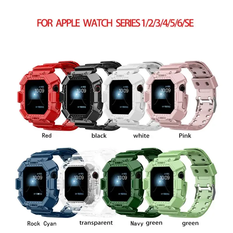 Strap For Apple Watch Band 44mm 42mm 40mm 38mm Breathable TPU Band Fashionable Apple Watch Series 1/2/3/4/5/6/SE
Strap For Apple Watch Band 44mm 42mm 40mm 38mm Breathable TPU Band Fashionable Apple Watch Series 1/2/3/4/5/6/SE