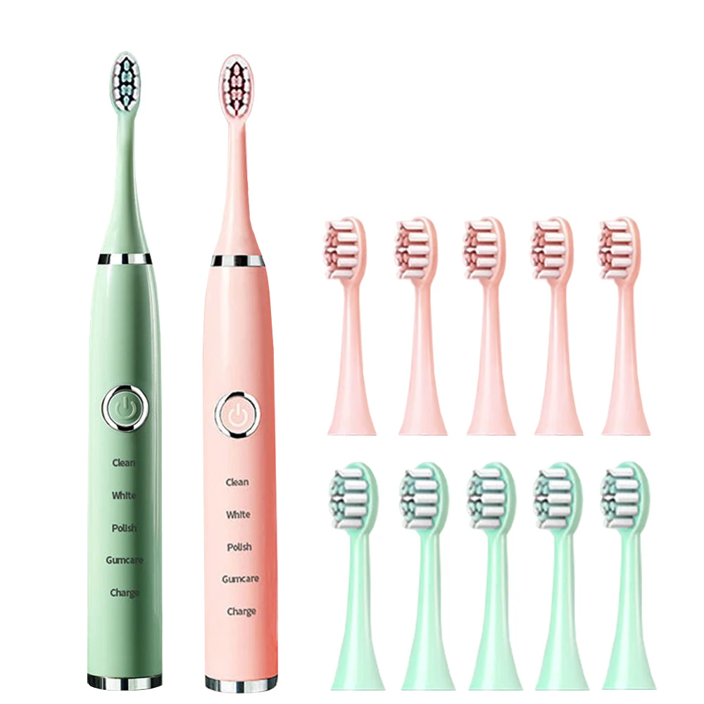 Sonic Electric Toothbrush Cordless USB Rechargeable Toothbrush Waterproof Ultrasonic Automatic Tooth Brush for Adults Kids
Sonic Electric Toothbrush Cordless USB Rechargeable Toothbrush Waterproof Ultrasonic Automatic Tooth Brush for Adults Kids