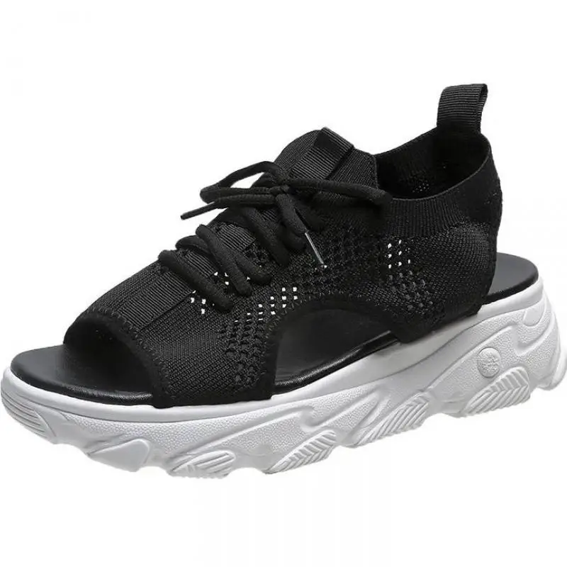 Summer Women Sandals Buckle Design Black White Platform Sandals Comfortable Women Thick Sole Beach Shoes sandalias de mujer
Summer Women Sandals Buckle Design Black White Platform Sandals Comfortable Women Thick Sole Beach Shoes sandalias de mujer