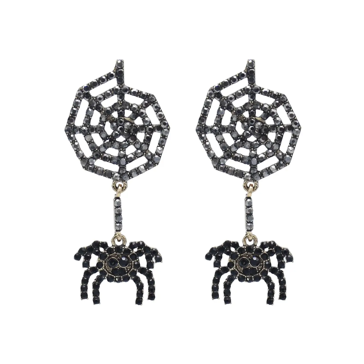 European American Temperament Retro Alloy Hollow Long Earrings For Women Rhinestone Spider Animal Earrings Jewelry
European American Temperament Retro Alloy Hollow Long Earrings For Women Rhinestone Spider Animal Earrings Jewelry