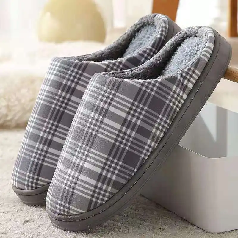 Winter Women House Slippers Breathable Non-Slip Warm Women Indoor House Thick Bottom Plaid Wool Slippers Floor
Winter Women House Slippers Breathable Non-Slip Warm Women Indoor House Thick Bottom Plaid Wool Slippers Floor