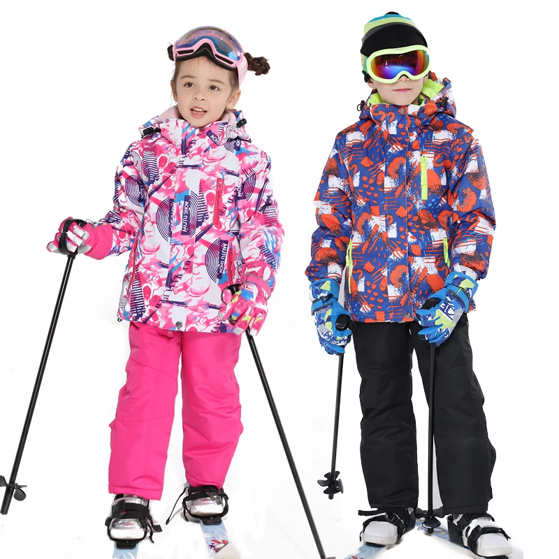 New Ski Suit Kids Winter -30 Degree Snowboard Clothes Warm Waterproof Outdoor Snow Jackets + Pants for Girls and Boys Brand
New Ski Suit Kids Winter -30 Degree Snowboard Clothes Warm Waterproof Outdoor Snow Jackets + Pants for Girls and Boys Brand