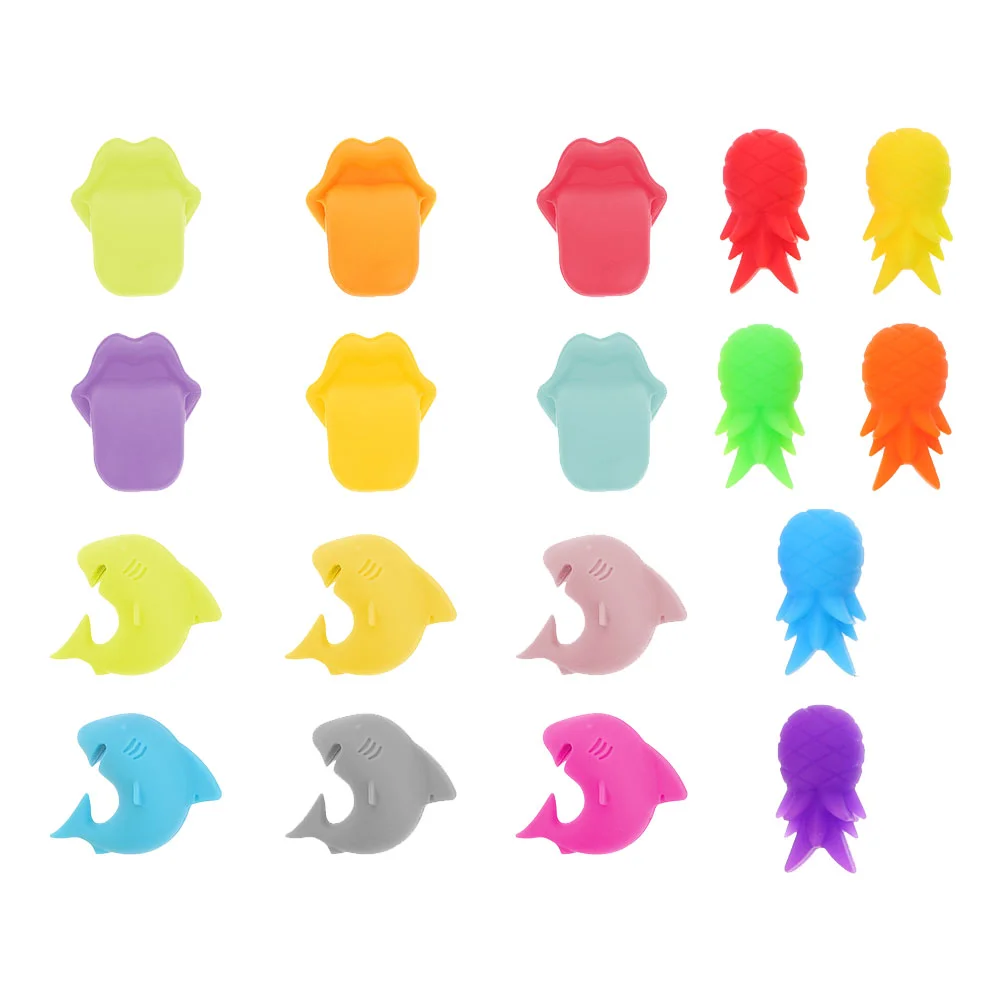 18pcs Adorable Cup Markers Glass Silicone Markers Party Supplies (Assorted Color)
18pcs Adorable Cup Markers Glass Silicone Markers Party Supplies (Assorted Color)