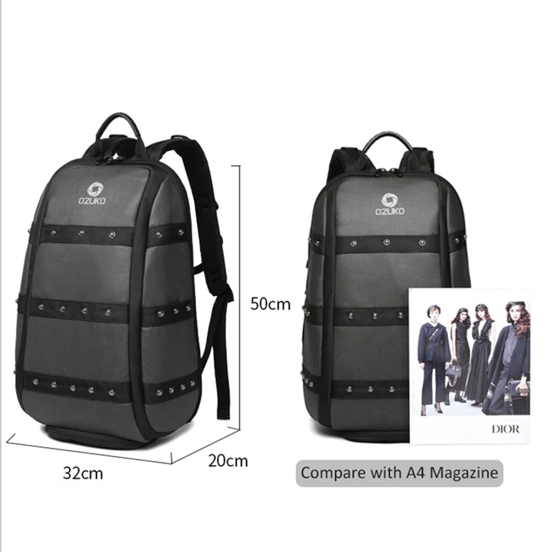 OZUKO Multifunction Backpack Men 14" Laptop Bag Waterproof Fashion Business Short Travel Male Bags Backpack with Shoe Pouch
OZUKO Multifunction Backpack Men 14" Laptop Bag Waterproof Fashion Business Short Travel Male Bags Backpack with Shoe Pouch