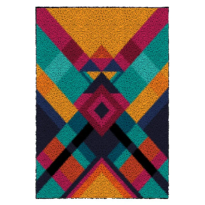Latch Hook Kits DIY Carpet Rug lattice Plush Wall Tapestry Kits Crochet Floor Mat Thick Yarn Cushion Arts & Crafts 87*61cm
Latch Hook Kits DIY Carpet Rug lattice Plush Wall Tapestry Kits Crochet Floor Mat Thick Yarn Cushion Arts & Crafts 87*61cm