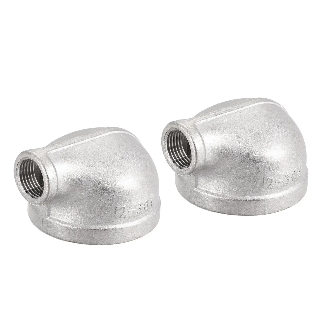 uxcell 2pcs Stainless Steel 201 Cast Pipe Fitting 90 Degree Elbow 2 BSPT Female X 1/2 BSPT Female Thread
uxcell 2pcs Stainless Steel 201 Cast Pipe Fitting 90 Degree Elbow 2 BSPT Female X 1/2 BSPT Female Thread