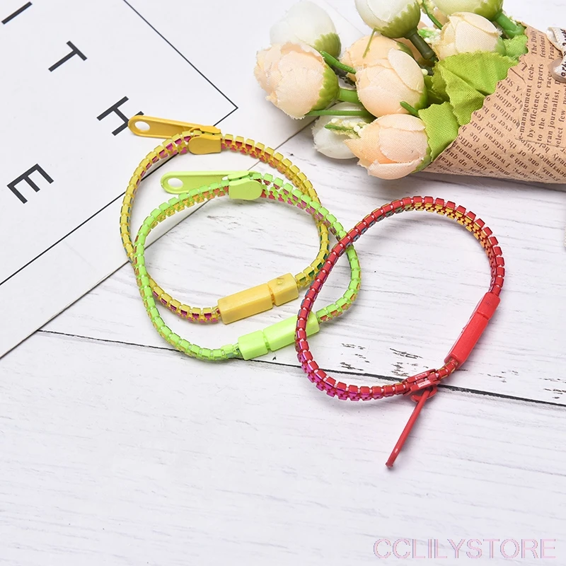 10 Styles Friendship Stress Zipper Bracelets Sensory Toys Bulk Set Neon Colors 1PC 
10 Styles Friendship Stress Zipper Bracelets Sensory Toys Bulk Set Neon Colors 1PC