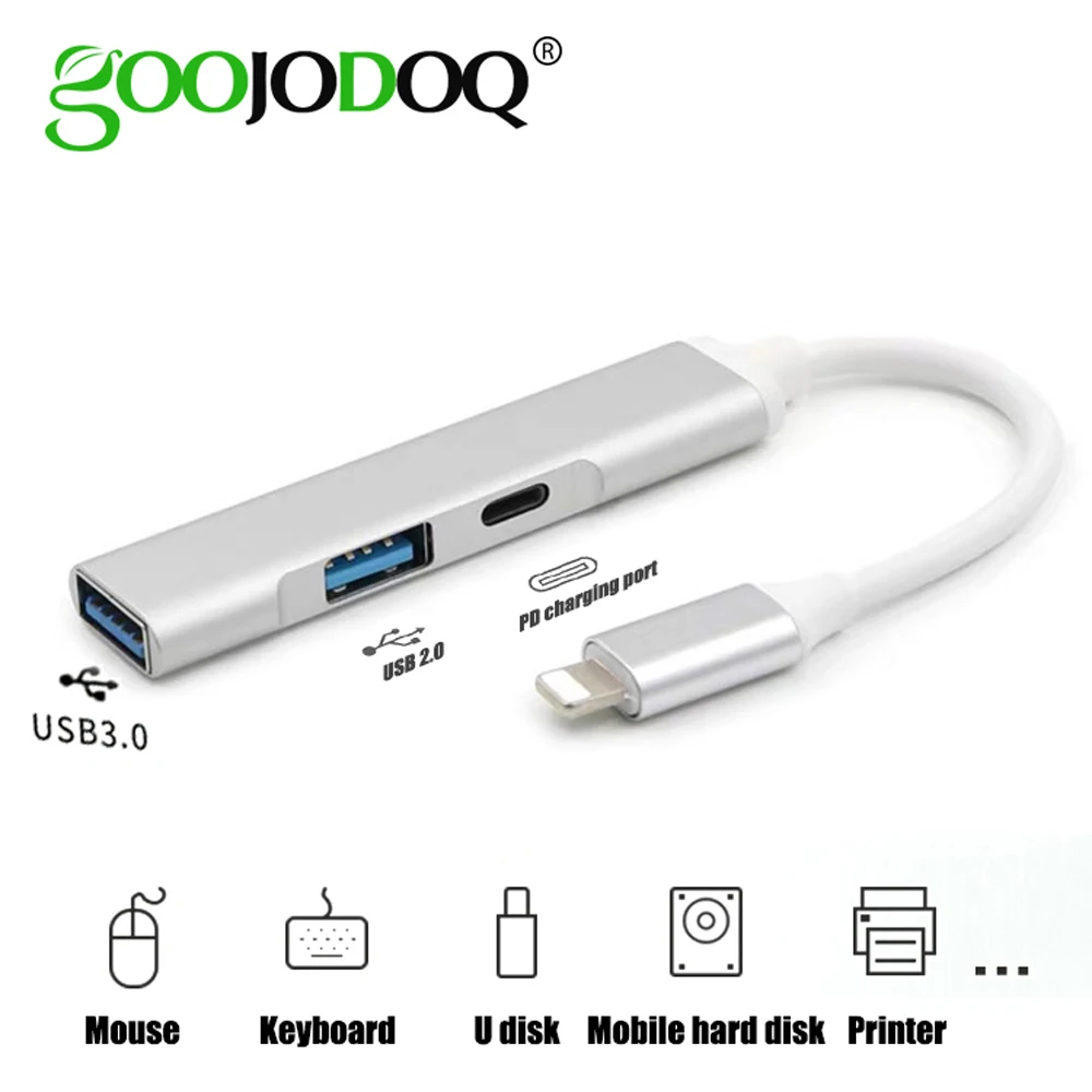 Концентратор USB C 3 0 Type док адаптер Thunderbolt OTG для iPhone Macbook Pro Air Mi HUAWEI Matebook|USB-хабы| |