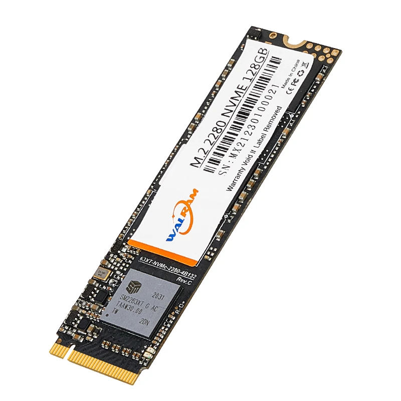 Жесткий диск Walram M.2 PCI-e NVMe SSD 128 256 512 ГБ ТБ твердотельный M2 PCIe внутренний жесткий 2280