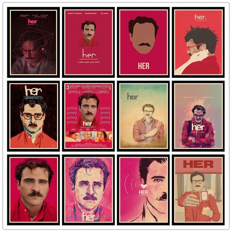 Perfect JL HER Joaquin Phoenix Classic Movie Poster Vintage Poster Wall Stickers For Living Room Home Decoration HBA50
Perfect JL HER Joaquin Phoenix Classic Movie Poster Vintage Poster Wall Stickers For Living Room Home Decoration HBA50