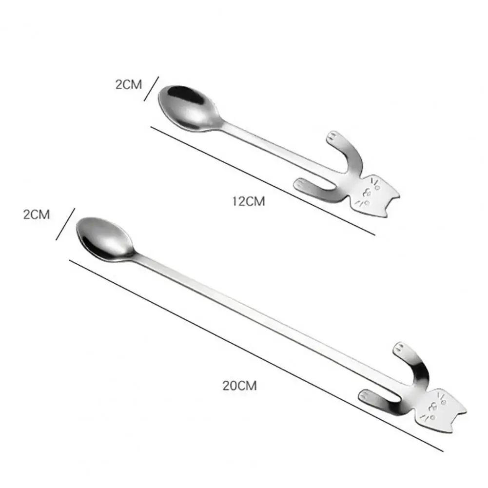 Cartoon Cats Long Handle Stainless Steel Coffee Tea Hanging Spoon Kitchen Supplies
Cartoon Cats Long Handle Stainless Steel Coffee Tea Hanging Spoon Kitchen Supplies