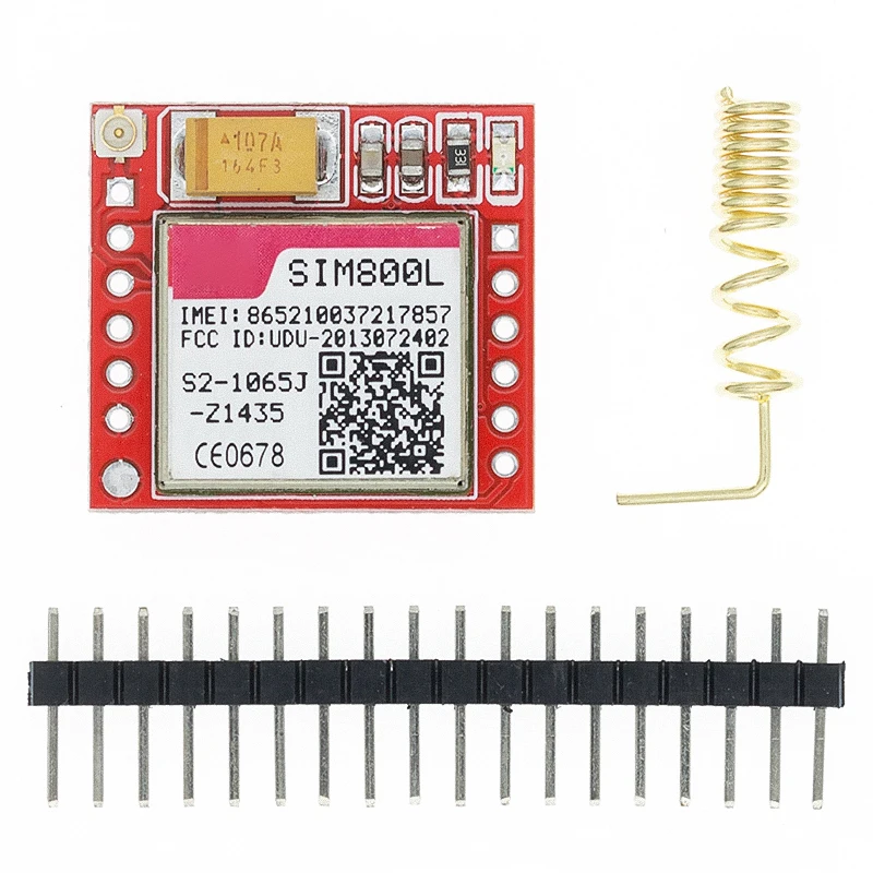 1 шт. самый маленький SIM800L GPRS GSM модуль карта MicroSIM Core плата четырехдиапазонный TTL