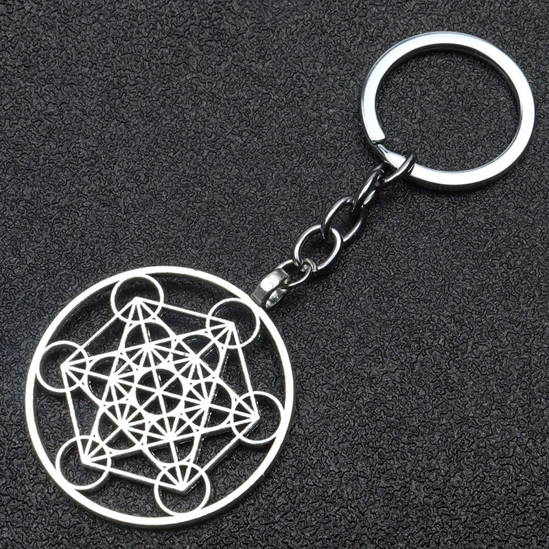 Кубик Metatron с уплотнением ангела ожерелье Archangel брелок геометрическим рисунком