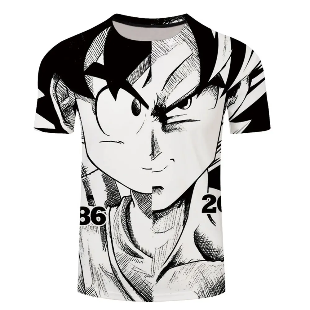 Летняя мужская и женская футболка с мультипликационным принтом Goku, футболки с 3D-принтом анимации в стиле Харадзюку, модные повседневные топ...
Летняя мужская и женская футболка с мультипликационным принтом Goku, футболки с 3D-принтом анимации в стиле Харадзюку, модные повседневные топ...