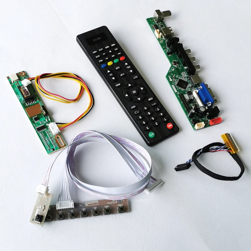 Fit LP141X13/LTN141XA/LTN141XB 14.1" 1024*768 Laptops Panel Audio VGA USB 1CCFL 30Pins LVDS LCD Display Controller Card Kit
Fit LP141X13/LTN141XA/LTN141XB 14.1" 1024*768 Laptops Panel Audio VGA USB 1CCFL 30Pins LVDS LCD Display Controller Card Kit
