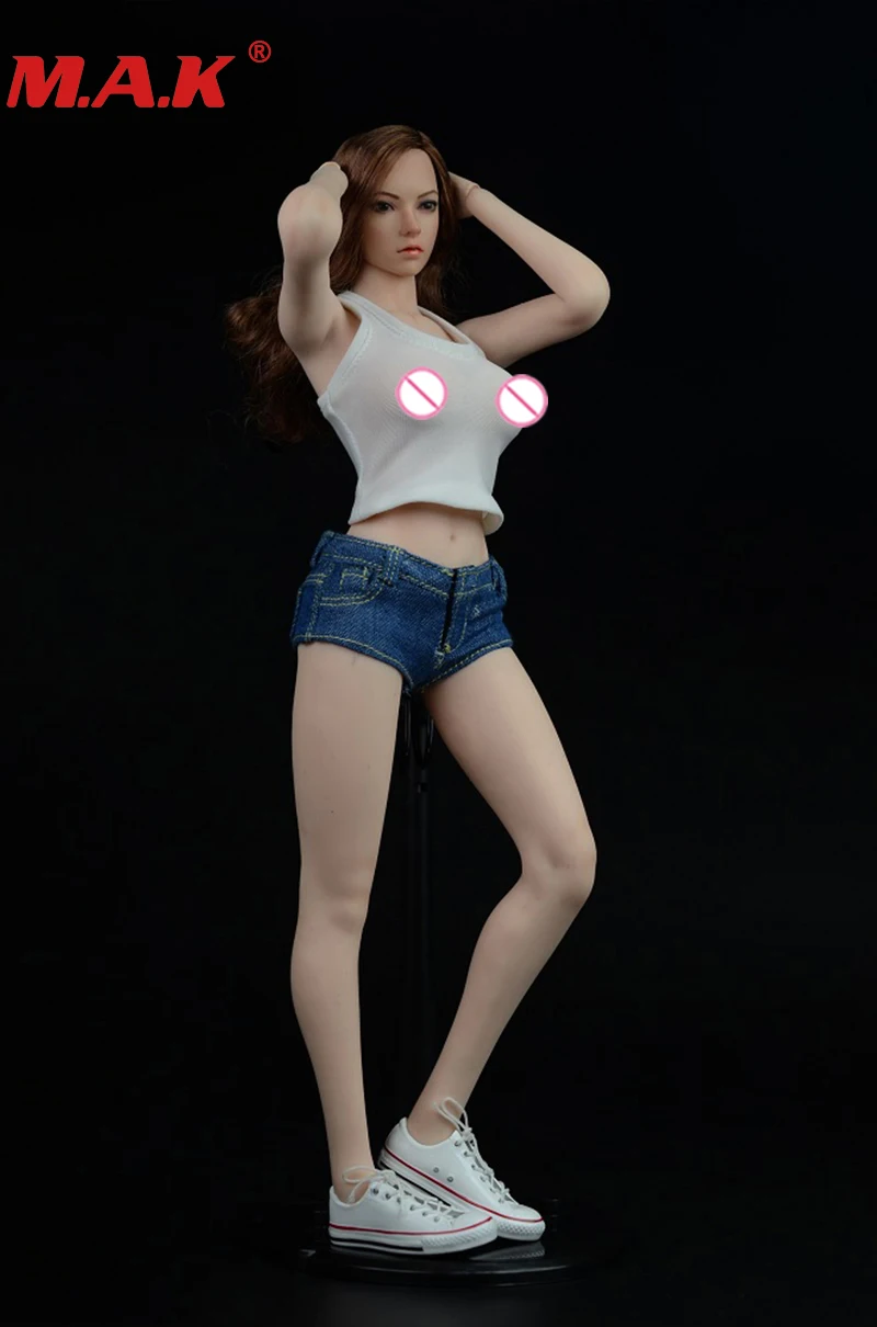 1:6 scale sexy female woman lady clothes set vest & shorts denim suit set fit for girl action figure accessory
1:6 scale sexy female woman lady clothes set vest & shorts denim suit set fit for girl action figure accessory