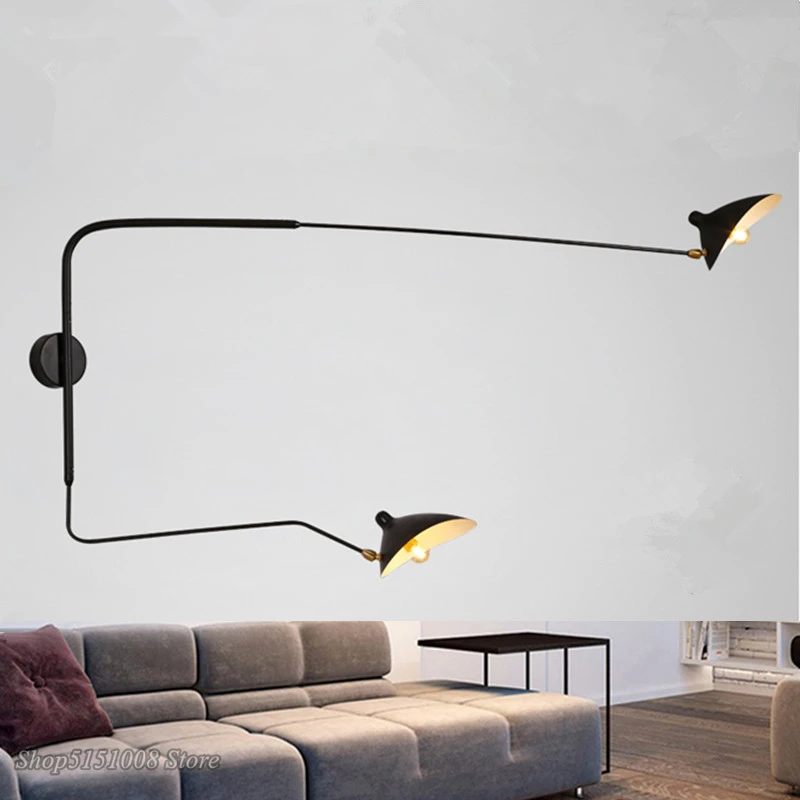Modern revolving living room wall lamp hanging lamp northern Europe Sergei Muller long pole bedroom wall lamp creative lighting
Modern revolving living room wall lamp hanging lamp northern Europe Sergei Muller long pole bedroom wall lamp creative lighting