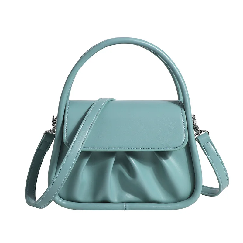 Female bag new fold feeling handbag simple three-dimensional candy color one-shoulder messenger bag tide
Female bag new fold feeling handbag simple three-dimensional candy color one-shoulder messenger bag tide