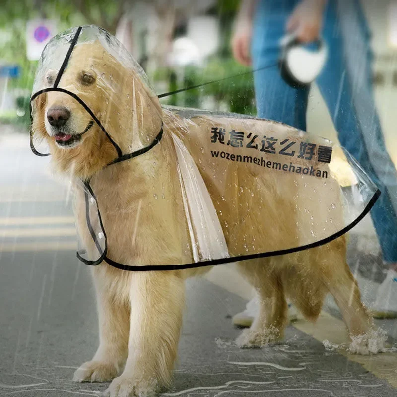 Pet Dog Raincoat, Waterproof And Reflective Clothing for Medium And Large Size Dogs.Labrador, Golden Retriever, Husky
Pet Dog Raincoat, Waterproof And Reflective Clothing for Medium And Large Size Dogs.Labrador, Golden Retriever, Husky