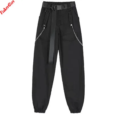 2021 Summer Hong Kong Style Loose Fitting Black Slim High Waist Casual Corset Overalls Women's Delivery Chain
2021 Summer Hong Kong Style Loose Fitting Black Slim High Waist Casual Corset Overalls Women's Delivery Chain